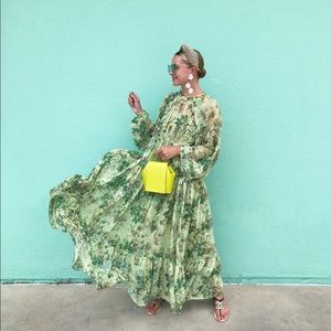 ASOS Edition oversized maxi dress in floral print